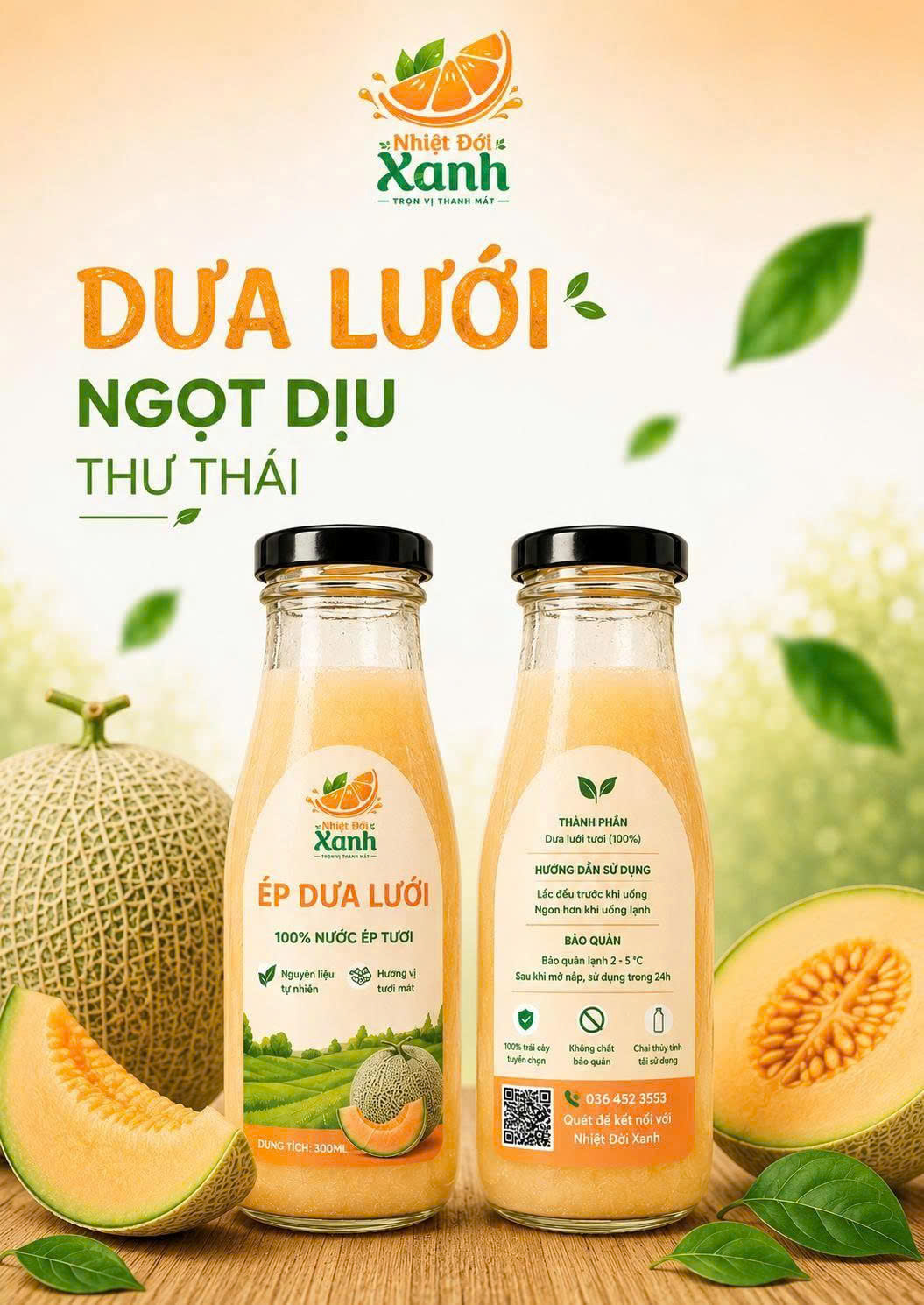 Nước Ép Dưa Lưới